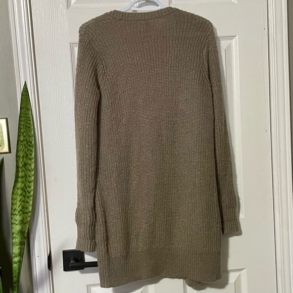 H&M Open Front Mohair, Wool and Acrylic Blend Knit Cardigan w/Two Front Pockets - Picture 6 of 8